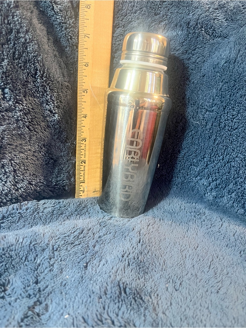 Mosh Stainless Steel Shaker Bottle - Silver